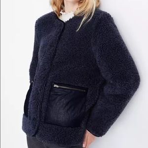 Madewell Sherpa Snap Jacket Size XS​​​